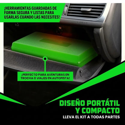 Kit Antipinchazos 86 Piezas Profesional Reparación Llantas Trabajo Pesado