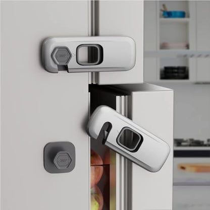 Pack x6 Cerradura De Seguridad Adhesiva 3M Para Nevera A Prueba De Niños