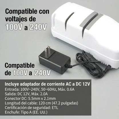 Afilador De Cuchillos Eléctrico Ultra Silencioso 3 Fases