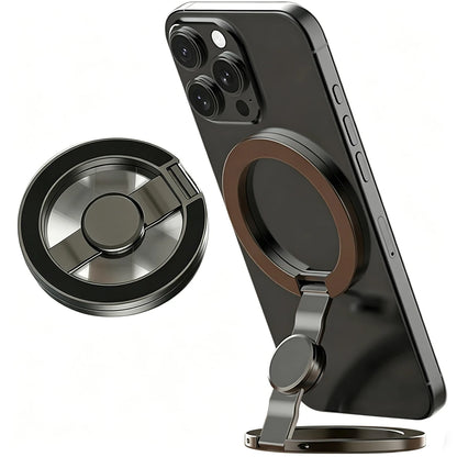 Pack X2 Soporte Magnético Para Teléfono Spinner Plegable Rotación 360°