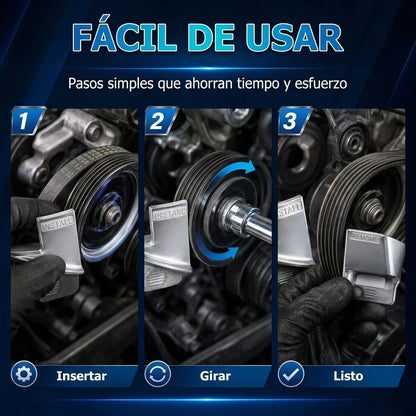 Pack X4 Herramienta Instalación Y Extracción Correa Tensora Motor