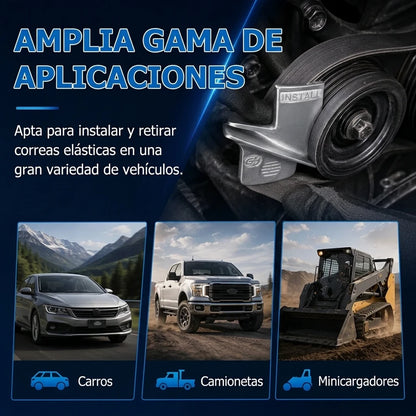 Pack X4 Herramienta Instalación Y Extracción Correa Tensora Motor
