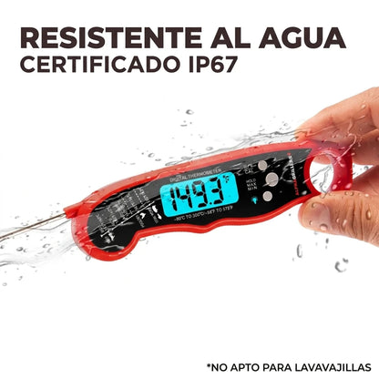 Pack X2 Termómetro Digital Para Carnes Y Alimentos A La Parrilla