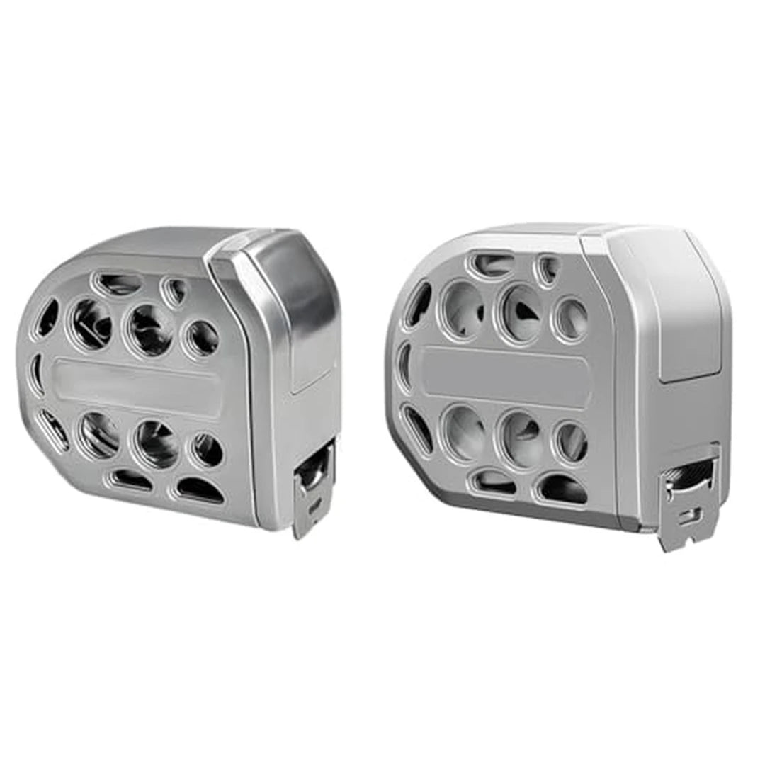 Pack X2 Cinta Métrica Cuerpo De Acero Inoxidable De Fijación Magnética 5 Mts