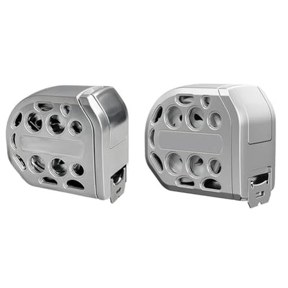 Pack X2 Cinta Métrica Cuerpo De Acero Inoxidable De Fijación Magnética 5 Mts